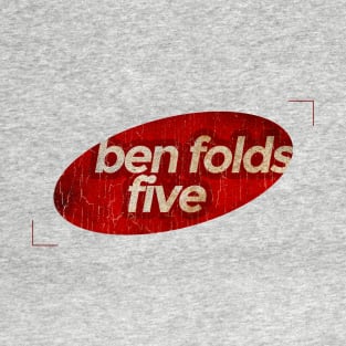 Ben Folds Five - simple red elips vintage T-Shirt